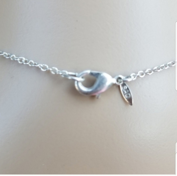 AVON VINTAGE DANCING DRAGONFLY CRYSTAL PENDANT NECKLACE - Picture 4 of 4